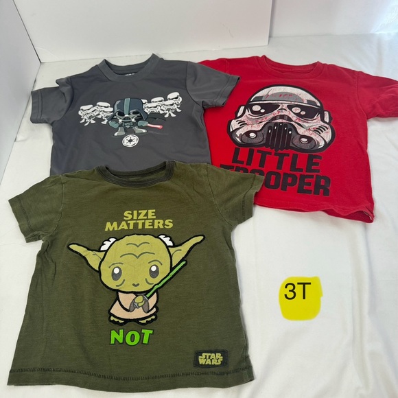 Star Wars collection 10pc shirt bundle, VARIOUS SIZES. Pls. check pics for sizes - Picture 4 of 10